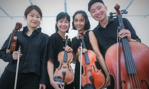Chương trình hòa nhạc sân vườn với tứ tấu đàn dây