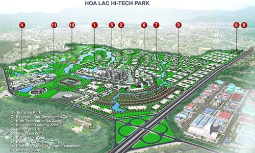 Ì ạch mặt bằng, khu công nghệ cao Hoà Lạc tiếp tục được “ưu ái”