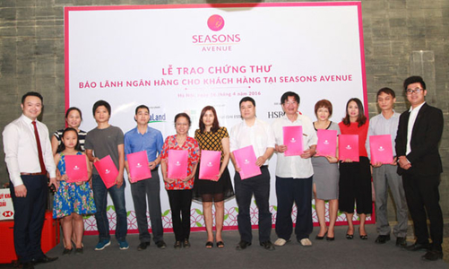 Người mua nhà Seasons Avenue được bảo lãnh ngân hàng