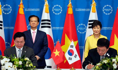 Việt Nam - Hàn Quốc hoàn tất đàm phán FTA