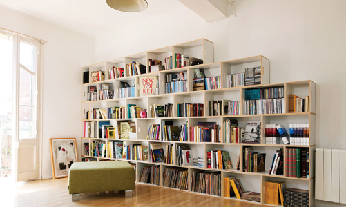 Ý tưởng thiết kế giá sách cho căn hộ chung cư