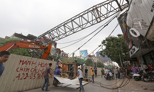 Tai nạn liên tiếp, tạm dừng tuyến metro Nhổn - Ga Hà Nội