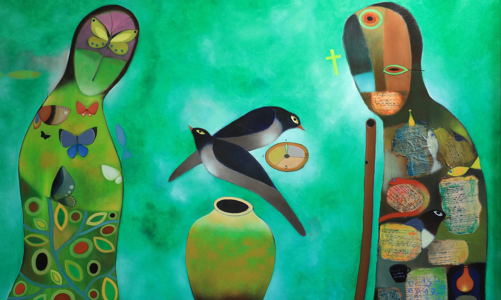 Nhà thơ Nguyễn Quang Thiều sắp có triển lãm tranh cá nhân đầu tiên