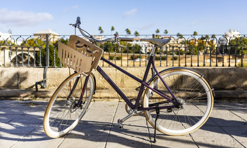 Chiếc xe đạp làm từ viên nén cà phê