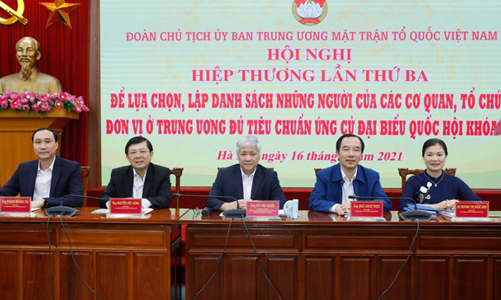 Thông qua danh sách 205 người ứng cử đại biểu Quốc hội khóa XV