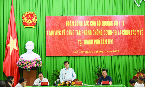 Gấp rút thiết lập bệnh viện dã chiến vùng tại Thành phố Cần Thơ