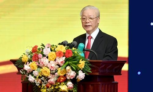 Tổng bí thư Nguyễn Phú Trọng: Ngành ngân hàng cần đẩy mạnh triển khai Đề án tái cấu trúc gắn với xử lý nợ xấu