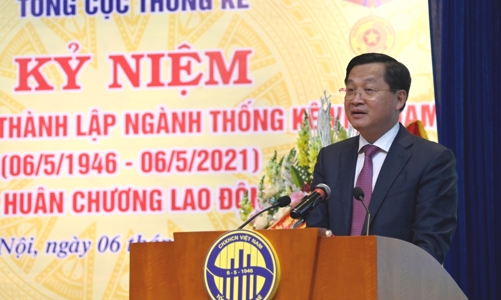 Phó Thủ tướng Lê Minh Khái: tiếp tục nâng cao chất lượng thông tin thống kê, nhất là dự báo về tình hình kinh tế vĩ mô  