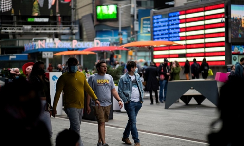 Số ca nhiễm Covid-19 mới ở Mỹ giảm xuống đáy 8 tháng