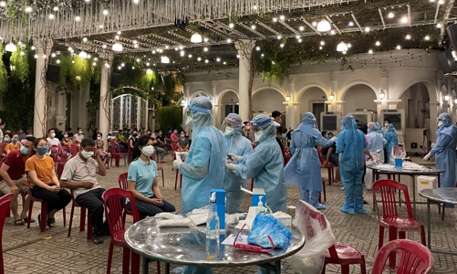 Long An: F2 trở thành F0, phong tỏa khẩn cấp 15 hộ dân và Bệnh viện Cần Đước