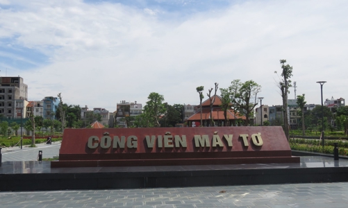 Khắc phục sự cố thi công Công viên Máy Tơ  - Hải Phòng trước khi chính thức bàn giao cho thành phố