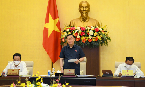 Khai mạc phiên họp thứ 57 của Ủy ban Thường vụ Quốc hội