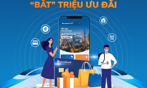 Nhiều ưu đãi hấp dẫn từ Sacombank hưởng ứng ngày không tiền mặt