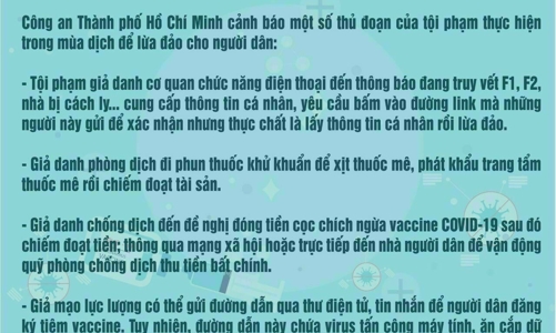 Cẩn thận trước email/SMS kèm link mã độc, đến tận nhà khử độc, tặng khẩu trang lừa đảo mùa Covid-19