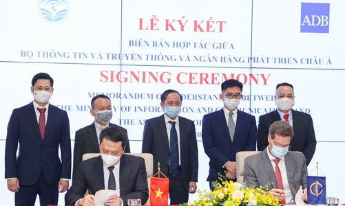 Bộ Thông tin và Truyền thông hợp tác với ADB triển khai chuyển đổi số, đưa kinh tế số đạt 20% GDP
