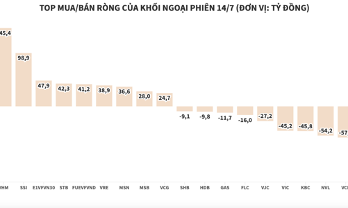 Khối ngoại mua ròng 325 tỷ đồng, tập trung vào HPG và VHM