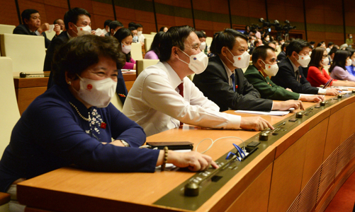 Quốc hội phê chuẩn 4 Phó Thủ tướng, 22 Bộ trưởng, trưởng ngành nhiệm kỳ 2021-2026