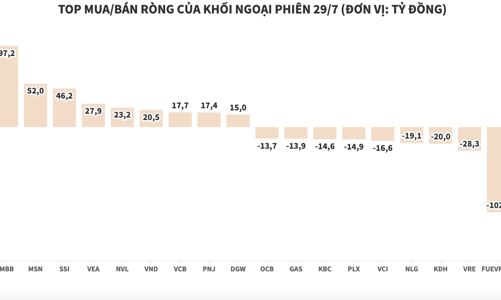 Khối ngoại tập trung gom VHM, xả mạnh HPG