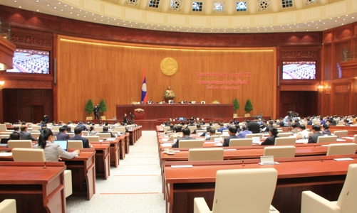 Việt Nam tặng Lào Công trình Nhà Quốc hội mới  