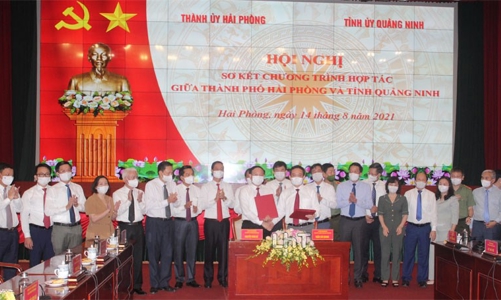 Hải Phòng và Quảng Ninh tiếp tục bắt tay xây trung tâm kinh tế biển