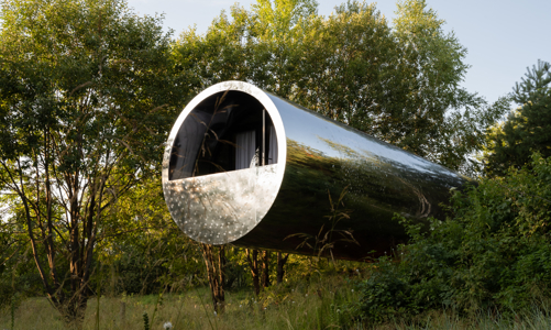 Ngôi nhà trong ống thép gây chú ý tại lễ hội kiến trúc – điêu khắc Nga