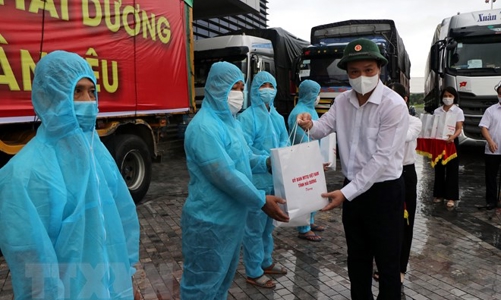 Hải Dương hỗ trợ 5,5 tỷ đồng và 160 tấn gạo cho các tỉnh phía Nam