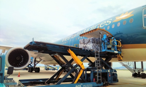 Thêm 180.000 bộ kit xét nghiệm Covid-19 do Đức trao tặng về đến Việt Nam