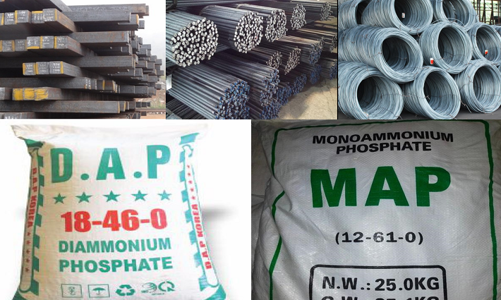 Tiếp nhận đề nghị miễn trừ biện pháp phòng vệ thương mại với thép và phân bón nhập khẩu