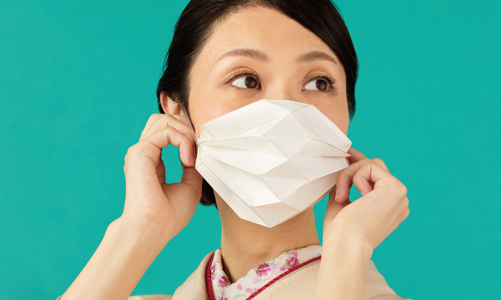 Xuất hiện chiếc khẩu trang xa xỉ từ nghệ thuật gấp giấy origami