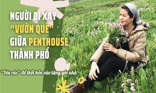 Tài biến rác thành nghệ thuật của giám đốc “xây vườn quê” giữa lòng Ecopark