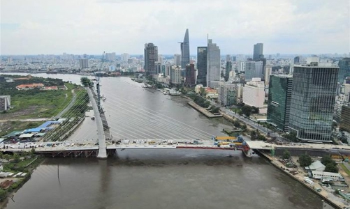 Đầu tư hơn 4.000 tỷ đồng, Cầu Thủ Thiêm 2 sẽ hoàn thành dịp 30/4/2022