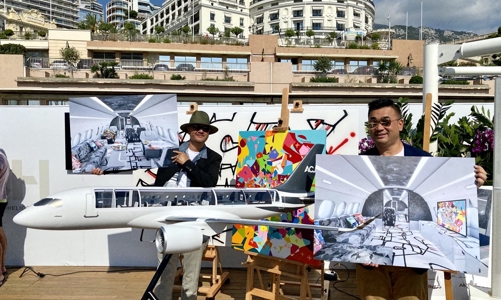 Airbus đưa nghệ thuật graffiti lên dòng máy bay phản lực thương mại mới
