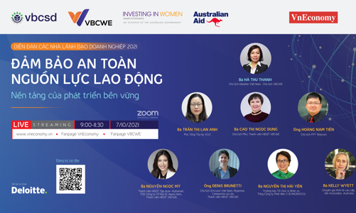 Diễn đàn các nhà lãnh đạo Doanh nghiệp 2021: “Đảm bảo an toàn nguồn lực lao động – nền tảng của phát triển bền vững”