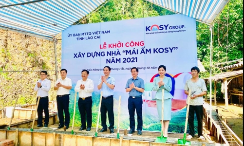 Tập đoàn Kosy xây 200 ngôi nhà cho hộ nghèo tại Lào Cai