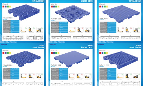 Pallet Nhựa Duy Tân và những đặc điểm nổi bật
