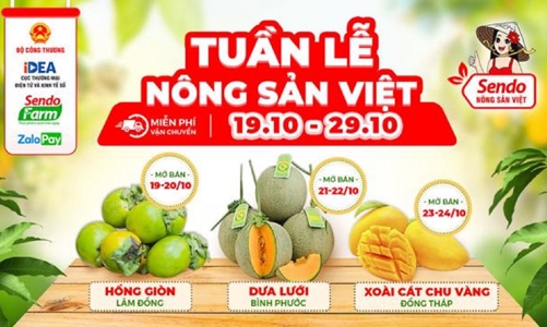 Thúc đẩy tiêu thụ nông sản Việt trực tuyến nhằm phục hồi kinh tế sau mùa dịch