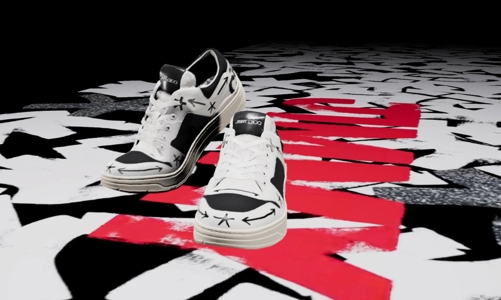 Jimmy Choo đã ra mắt đôi giày thể thao NFT đầu tiên