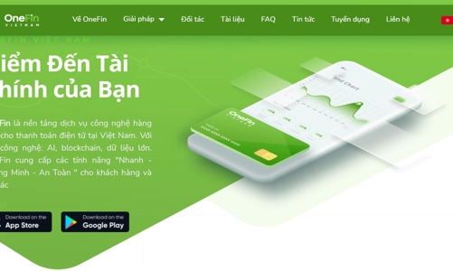Ví điện tử OneFin chính thức ra mắt thị trường Việt Nam
