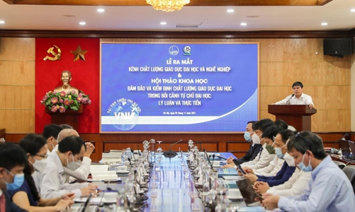 Đại học quốc gia Hà Nội ra mắt Kênh Chất lượng giáo dục đại học và nghề nghiệp