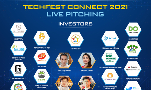 Live Pitching trong khuôn khổ Chương trình Techfest Connect 2021