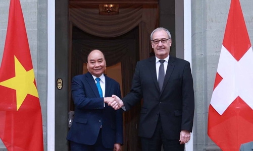 Chủ tịch nước hội đàm với Tổng thống và hội kiến Chủ tịch Hội đồng Quốc gia Thụy Sĩ