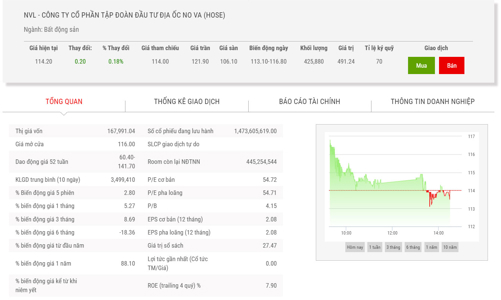 NVL chốt danh sách cổ đông để trả cổ tức bằng cổ phiếu, tỷ lệ 31%