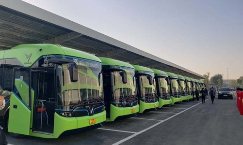 TP.HCM thí điểm năm tuyến buýt điện nội đô vào đầu năm 2022