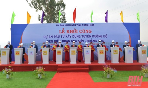 Khởi công tuyến đường bộ ven biển hơn 2.200 tỷ, đưa Thanh Hóa sớm trở thành cực tăng trưởng mới