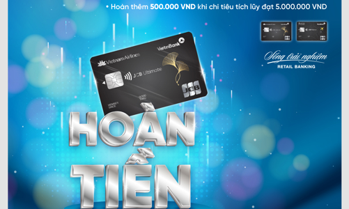 Mở thẻ VietinBank JCB hoàn tiền ngay