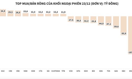 Khối ngoại xả ròng 872 tỷ đồng, tâm điểm CEO và MSN