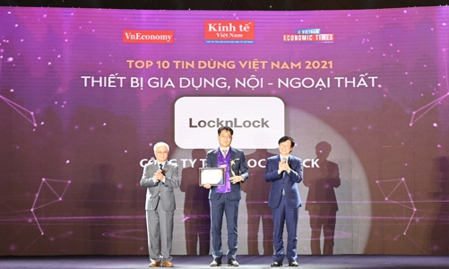 LocknLock được vinh danh trong Top 10 nhóm ngành Sản phẩm - Dịch vụ Tin dùng Việt Nam 2021