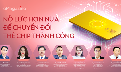 Nỗ lực hơn nữa để chuyển đổi thẻ chip thành công