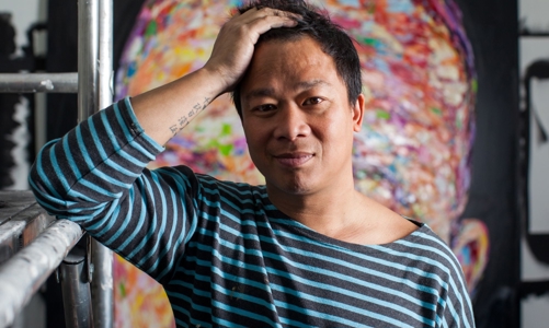 Một hoạ sĩ gốc Việt được Tổng thống Pháp trao tặng tước hiệu Hiệp sĩ