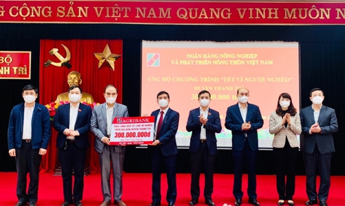 Agribank dành gần 50 tỷ đồng ủng hộ người nghèo và đối tượng chính sách đón Xuân Nhâm Dần